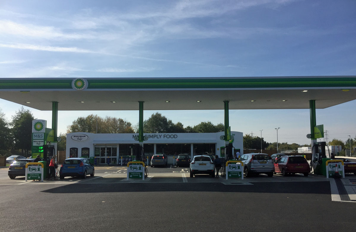 bp petrol station south woodham ferrers